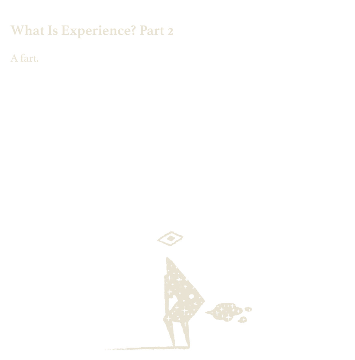 What Is Experience? — page 2 (poem, image of text)